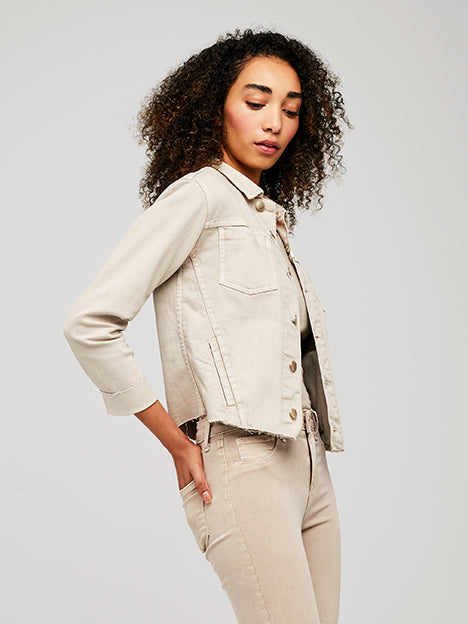 Janelle Slim Raw Jacket