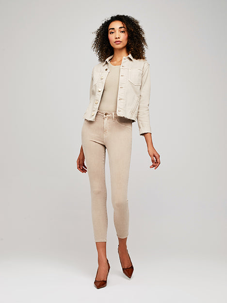 Janelle Slim Raw Jacket