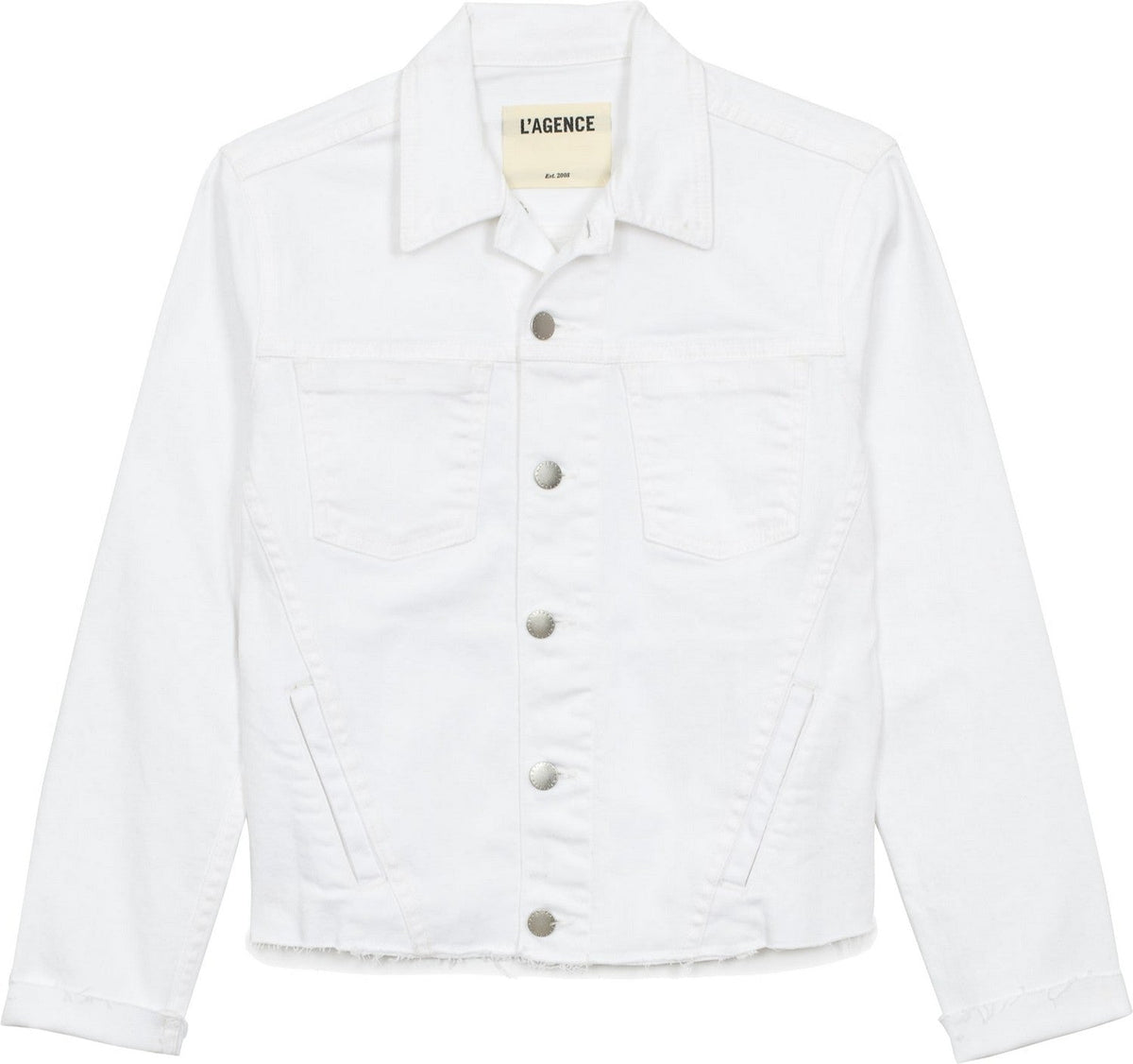 Janelle Slim Raw Chaqueta