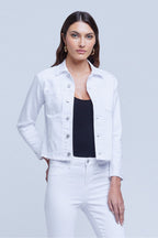 Janelle Slim Raw Chaqueta