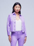 Janelle Slim Raw Jacket