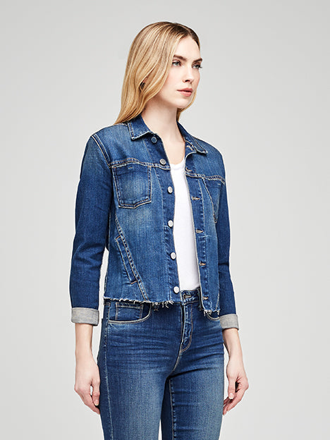Janelle Slim Raw Jacket