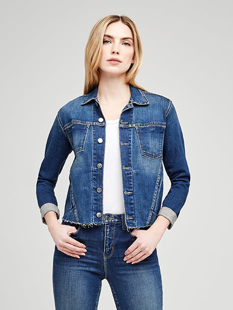 Janelle Slim Raw Jacket