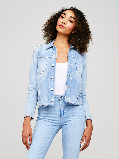 Janelle Slim Raw Jacket