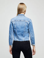 Janelle Slim Raw Chaqueta
