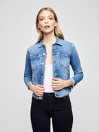 Janelle Slim Raw Chaqueta