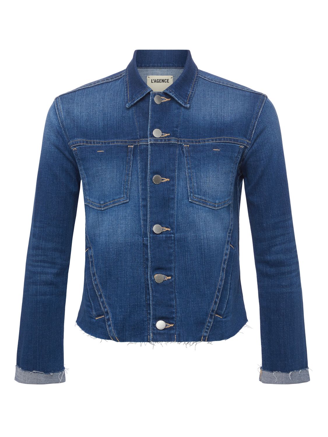 Janelle Slim Raw Chaqueta
