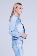 Janelle Slim Raw Jacket