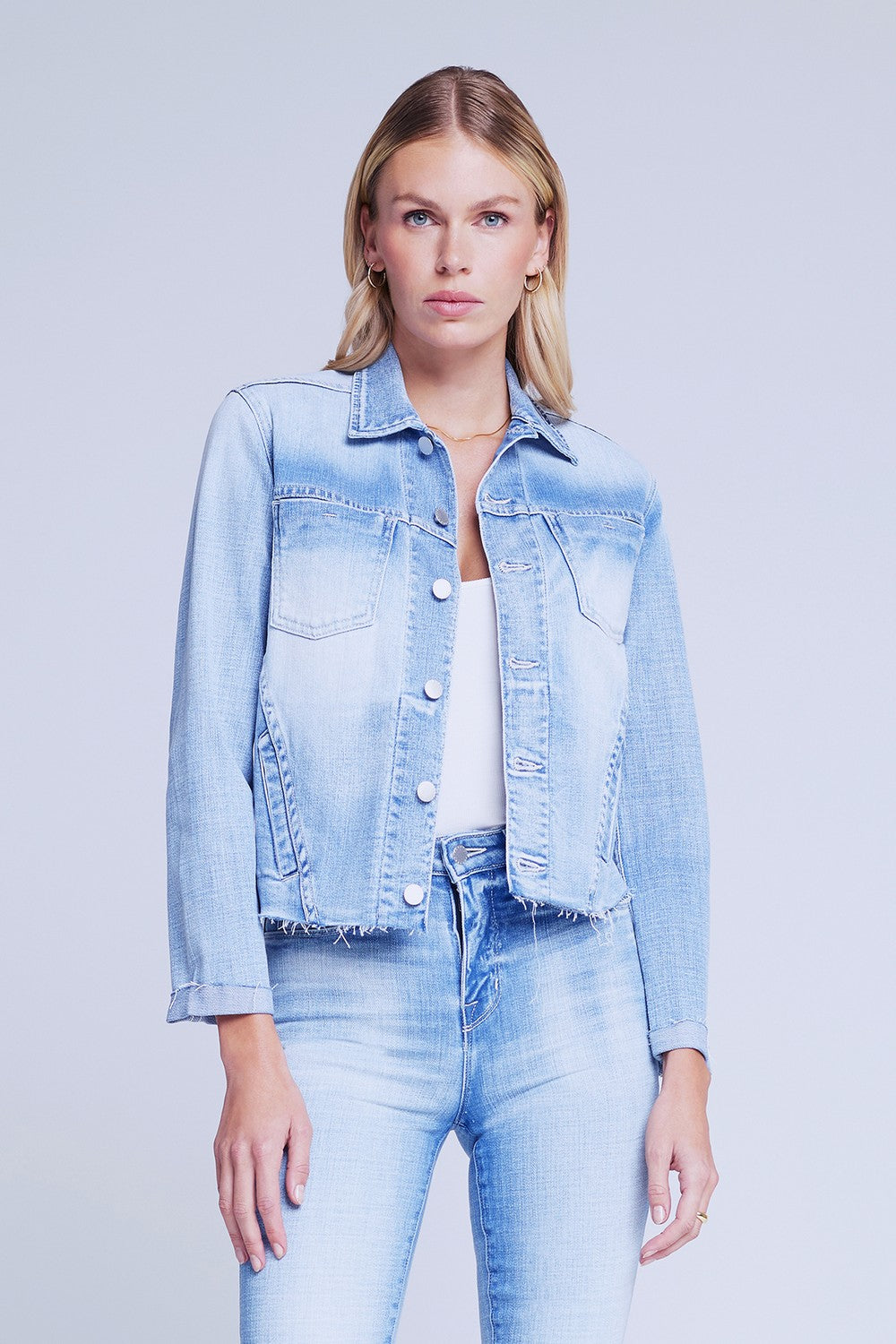 Janelle Slim Raw Jacket