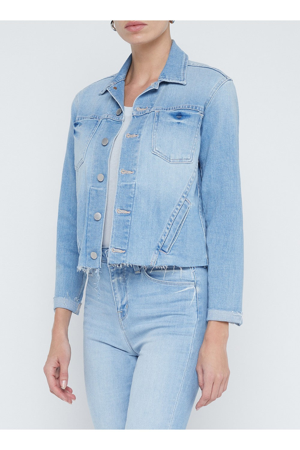 Janelle Slim Raw Jacket
