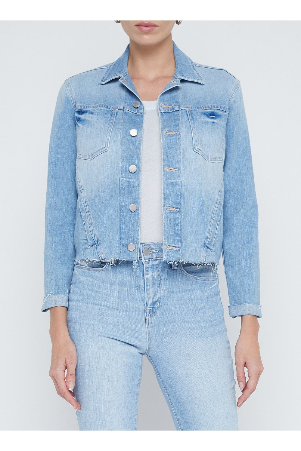 Janelle Slim Raw Jacket