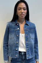 Janelle Slim Raw Jacket
