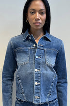 Janelle Slim Raw Jacket