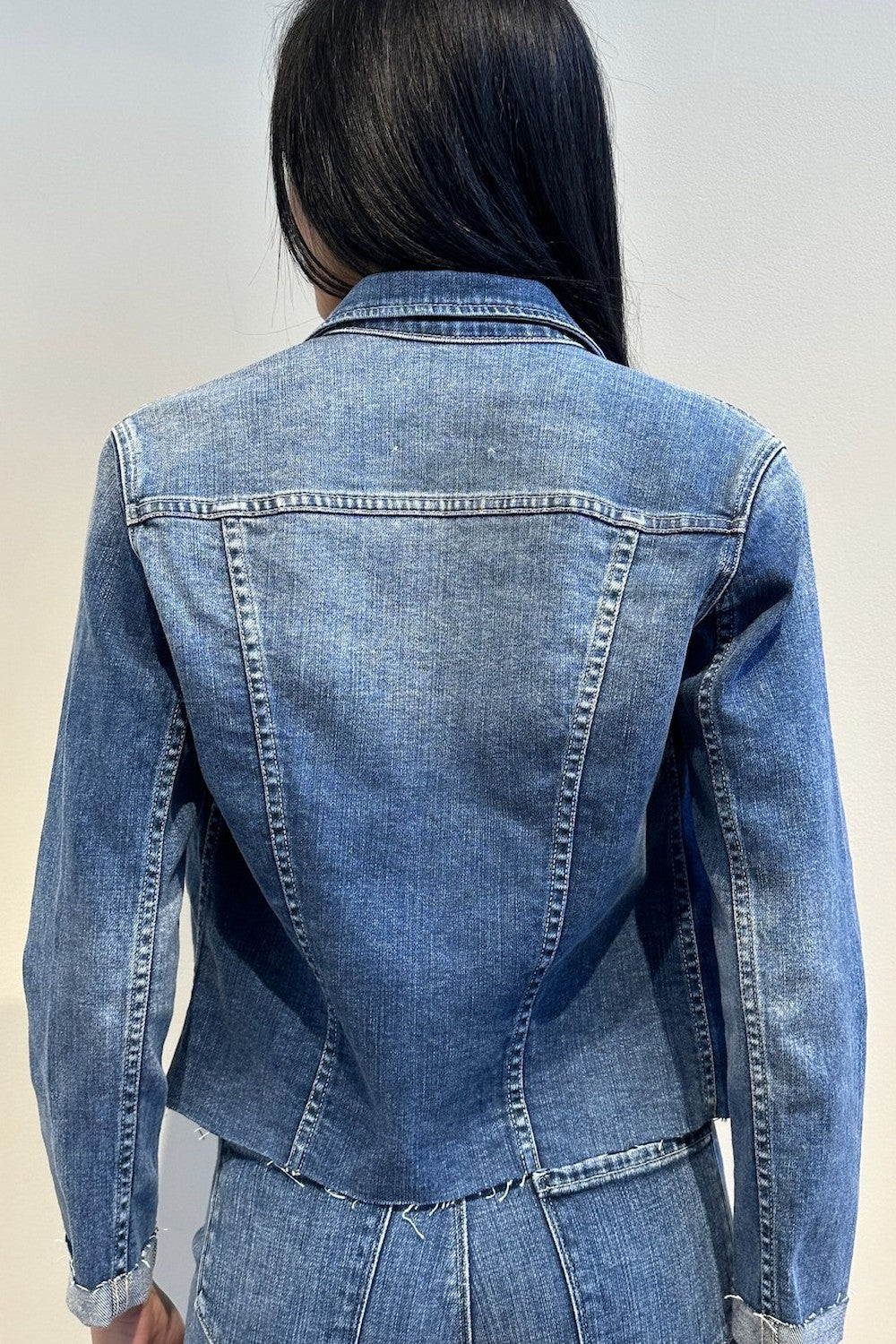Janelle Slim Raw Jacket