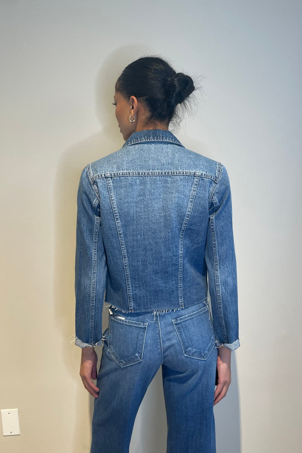 Janelle Slim Raw Jacket