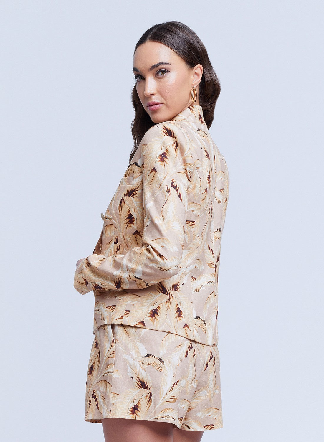 Brooke Double-Breasted Crop Blazer