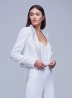 Blazer Jen Crop con Pedrería