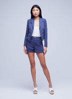 Wayne Cropped Double-Breasted Jacket
