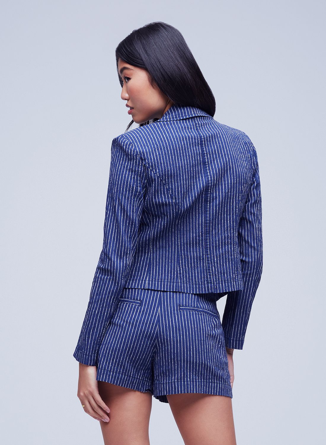 Wayne Cropped Double-Breasted Jacket