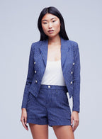 Wayne Cropped Double-Breasted Jacket