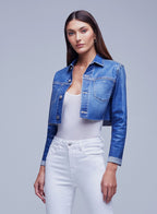 Wesley Crop Raw Jacket