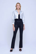 Wesley Crop Raw Jacket
