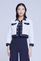 Koda Colorblock Crop Jkt
