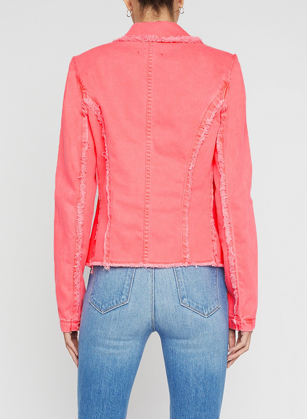 Wayne Crop Fray Jacket