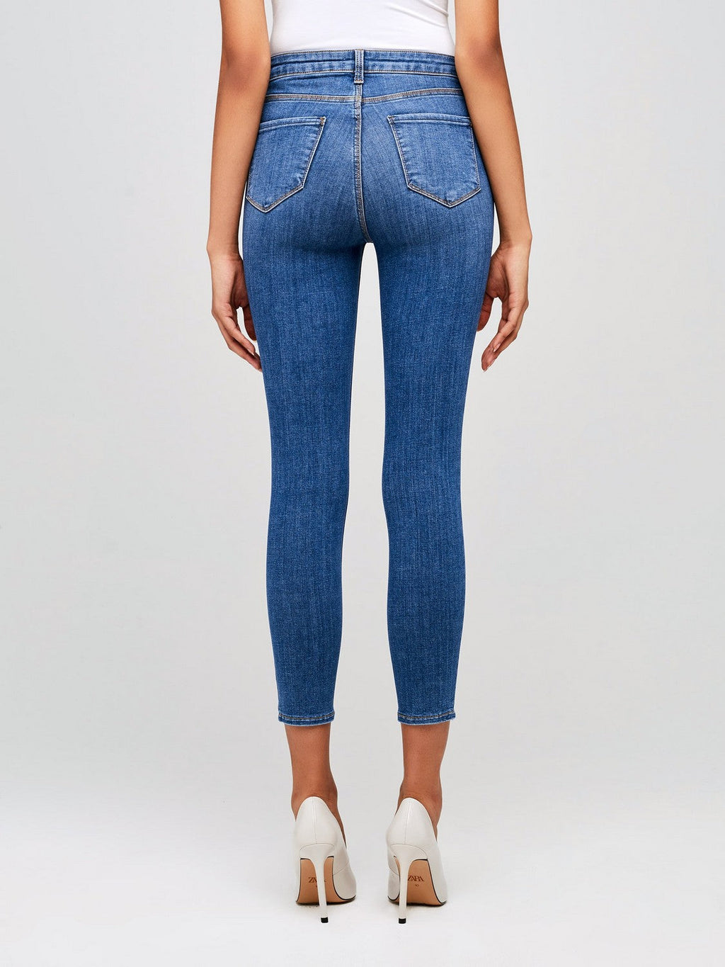 Margot skinny de tiro alto