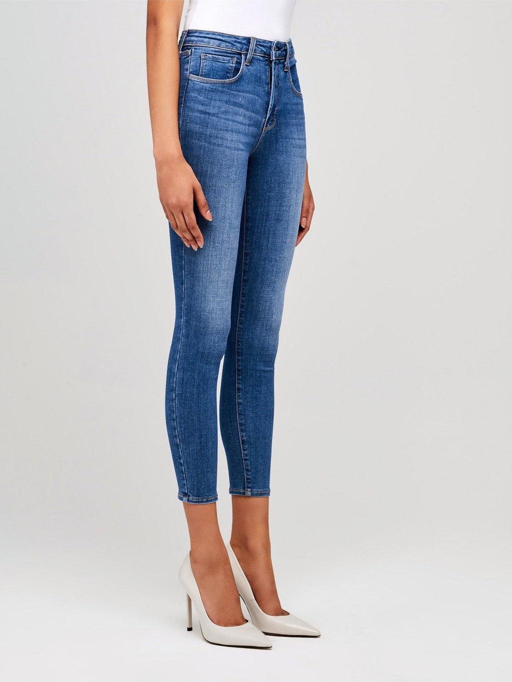Margot skinny de tiro alto