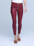 Margot Skinny de tiro alto con costuras mixtas