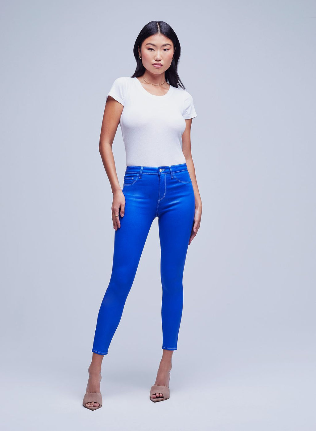 Margot High-Rise Skinny Mix Stitch