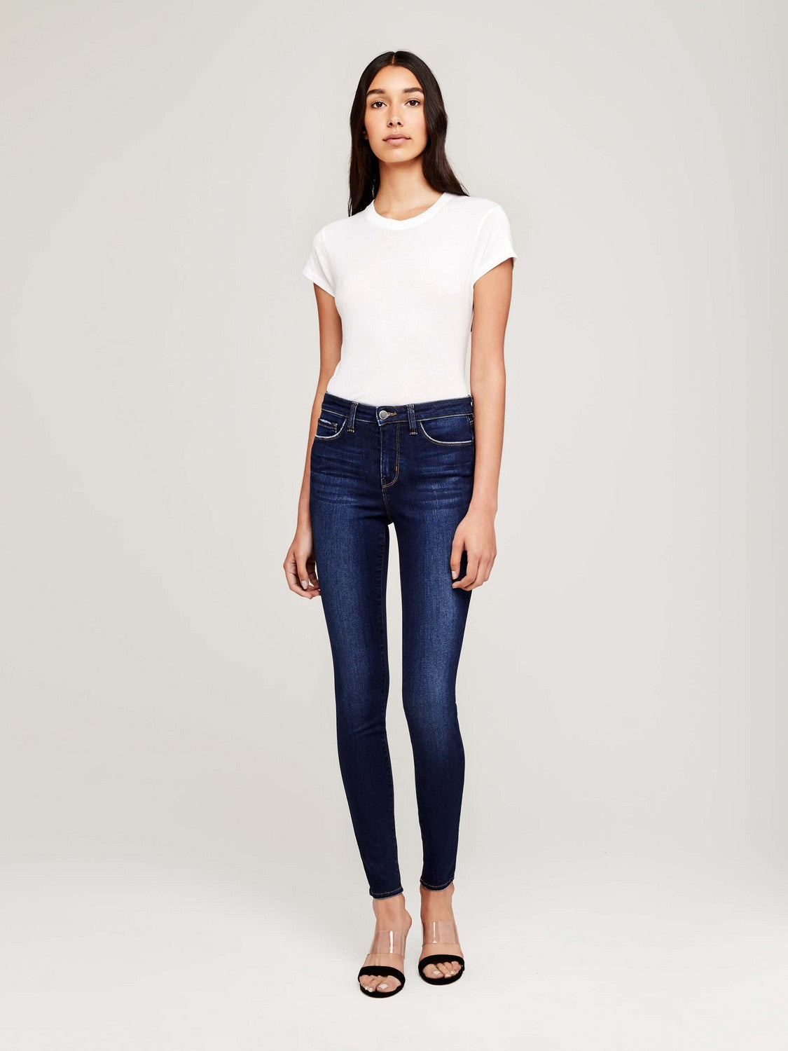 Marguerite Skinny de tiro alto