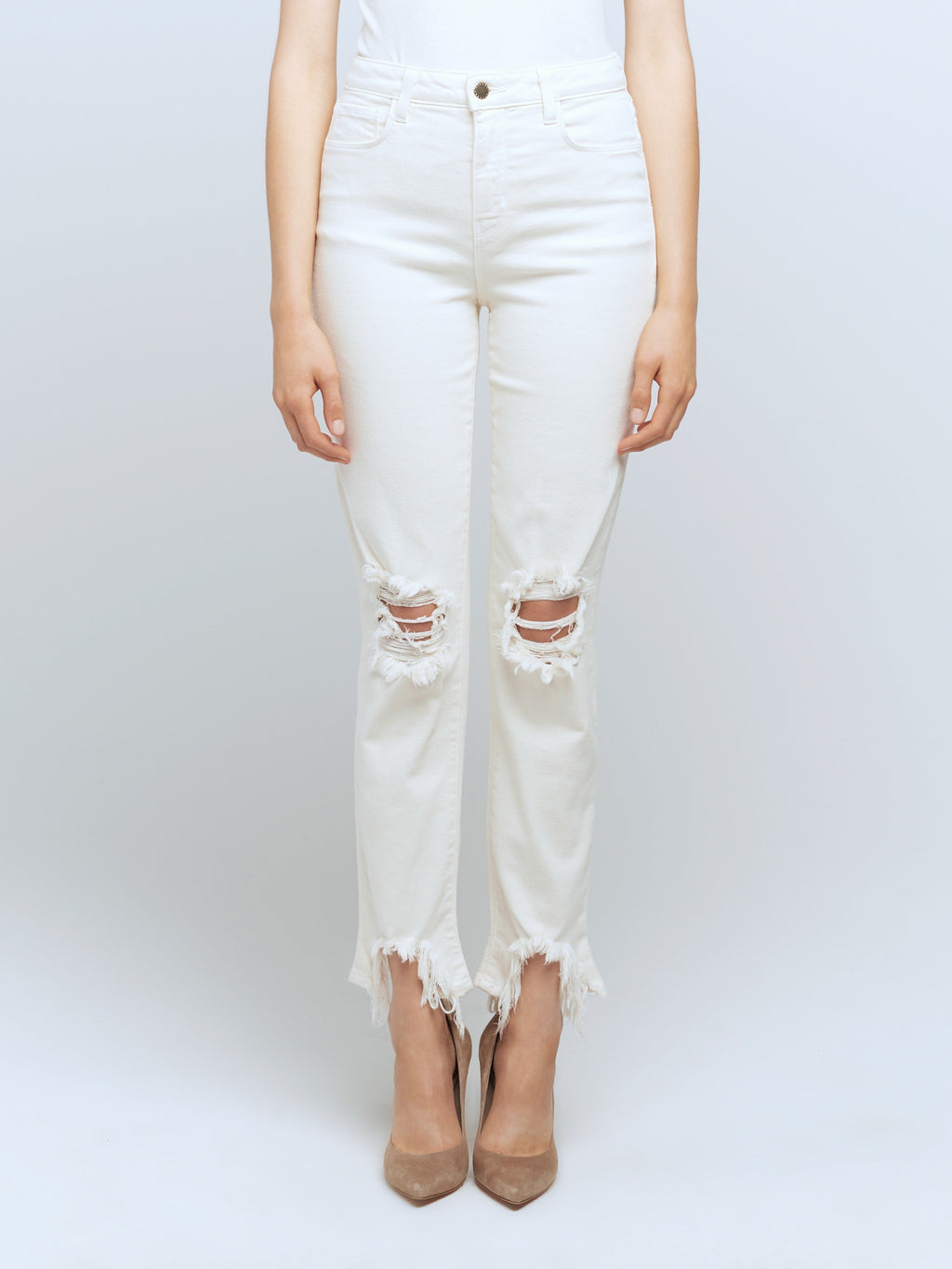 High Line skinny de tiro alto