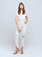 High Line skinny de tiro alto