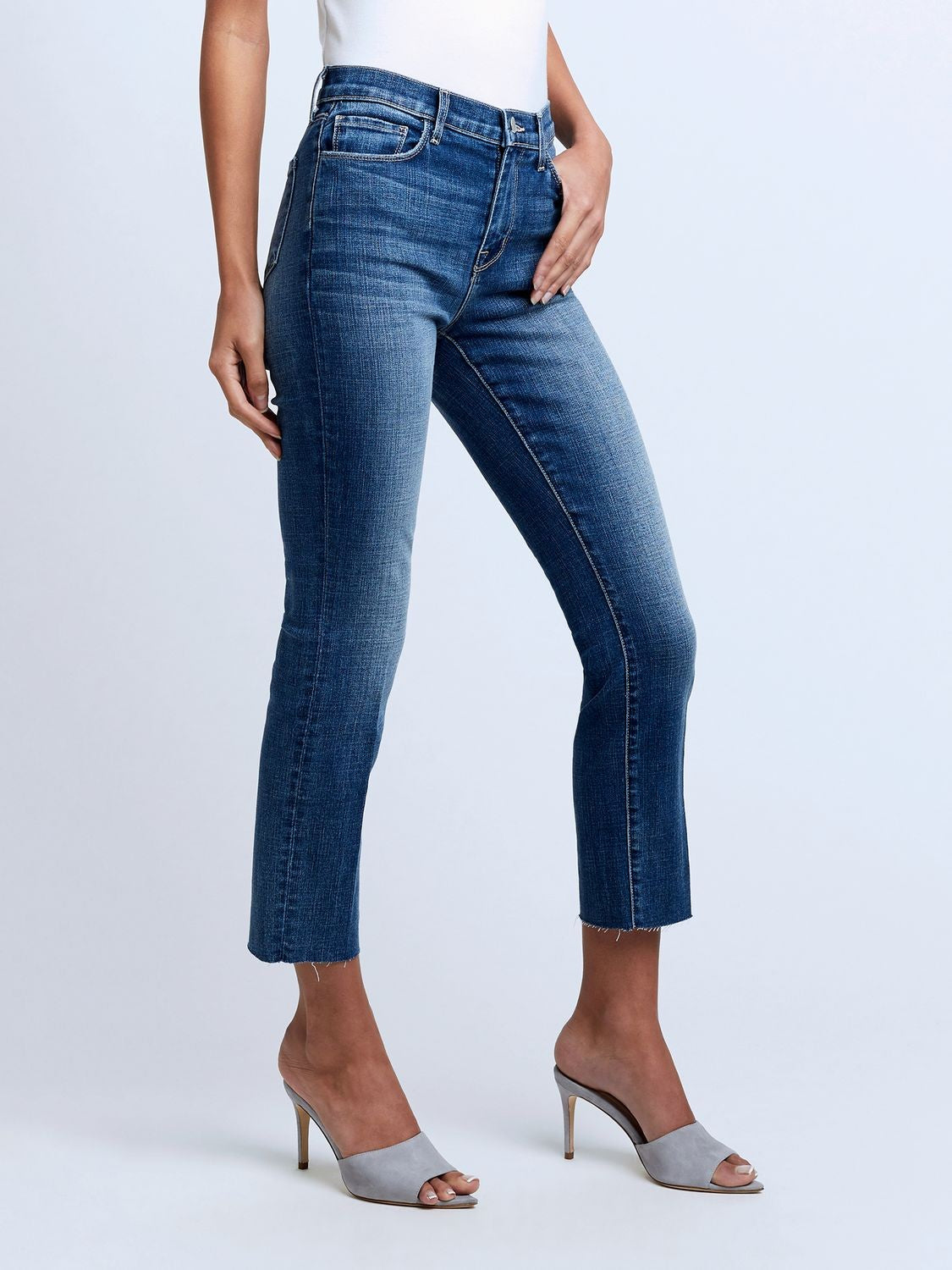 Sada High Rise Crop Slim