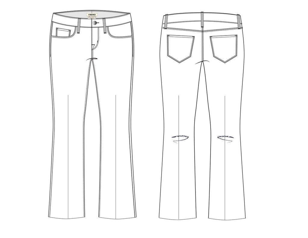 Sada High Rise Crop Slim