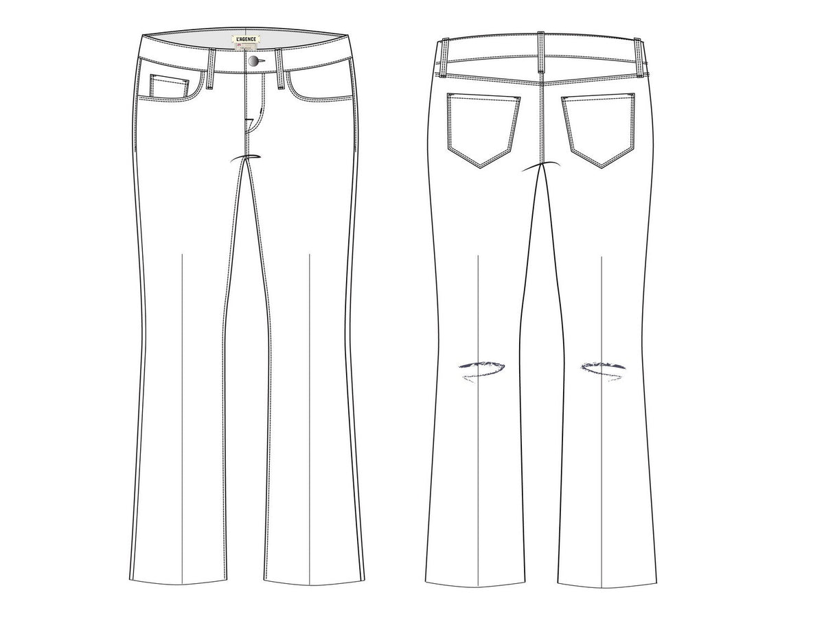Sada High Rise Crop Slim