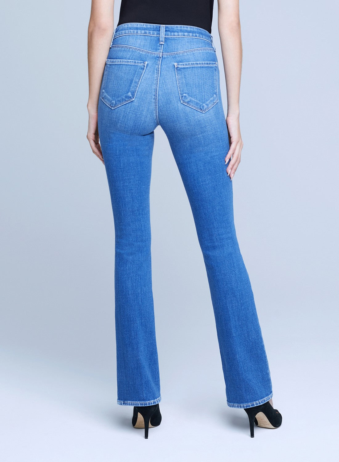 Jeans dritti a vita alta Oriana