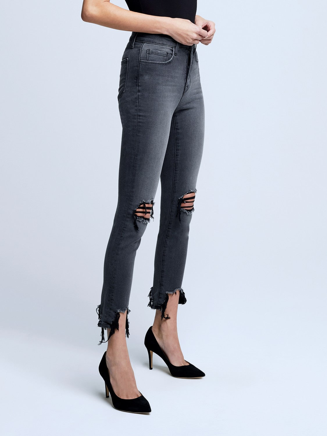 High Line tiro alto skinny Dest