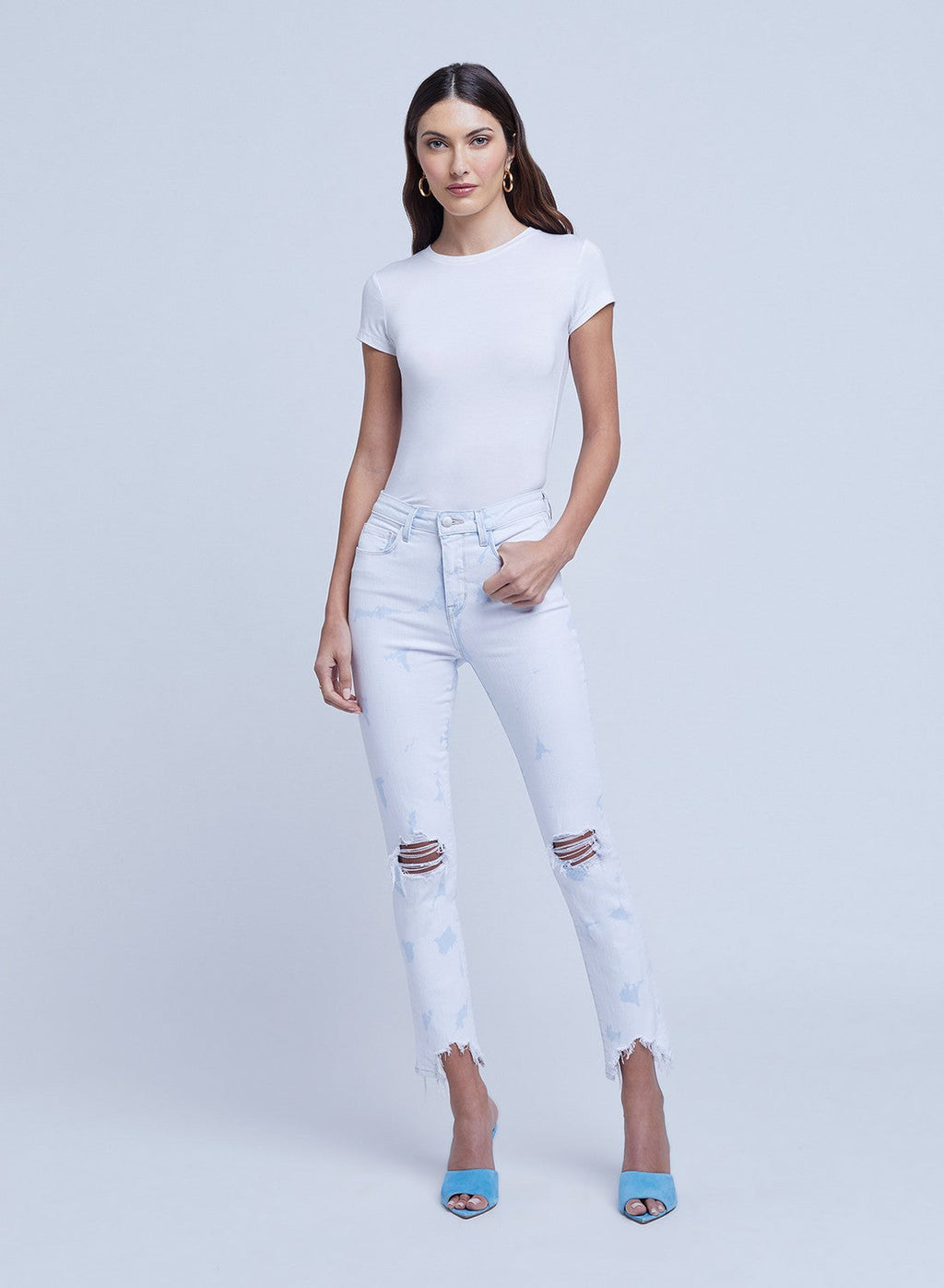 High Line tiro alto skinny Dest