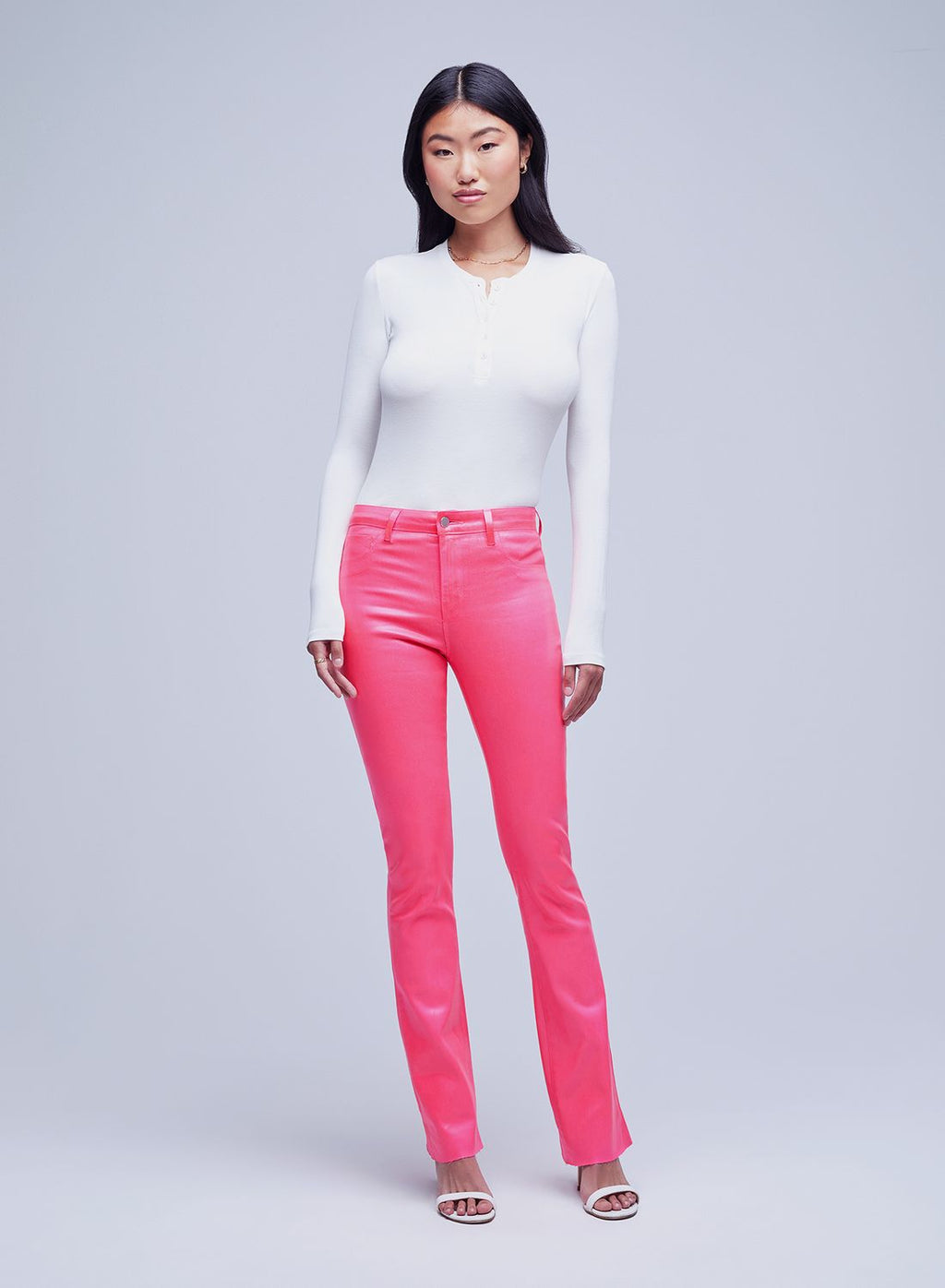 Ruth Hr Straight Raw Hem