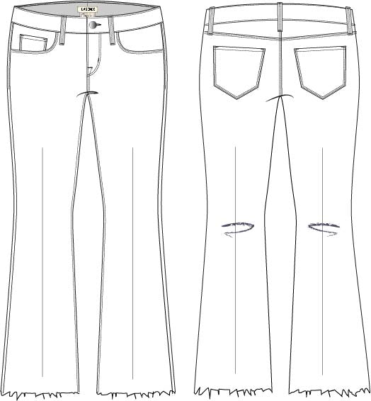 Kendra Hr Crop Flare