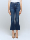 Kendra tiro alto crop acampanado