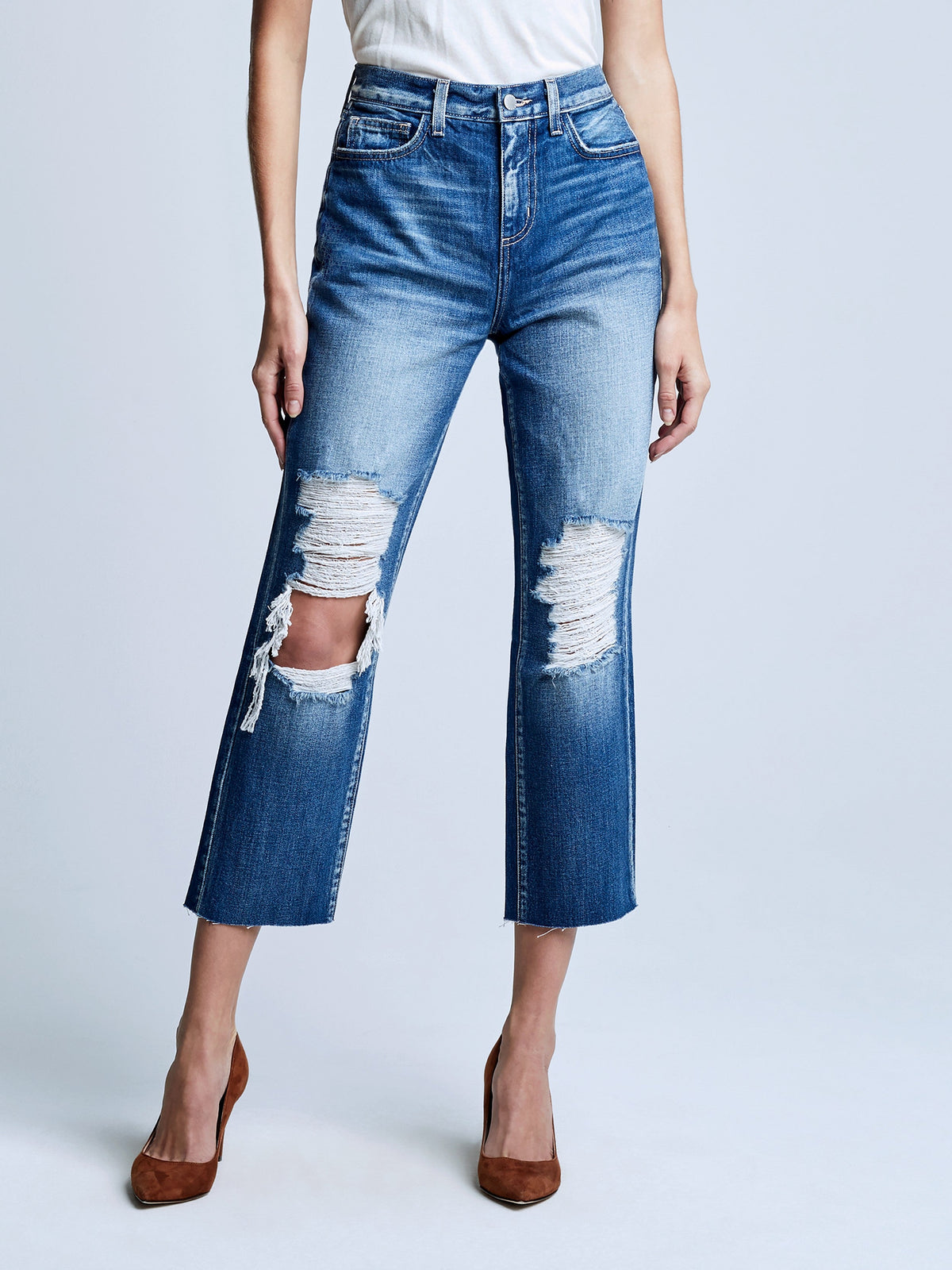 Adele High Rise Crop Stovepipe