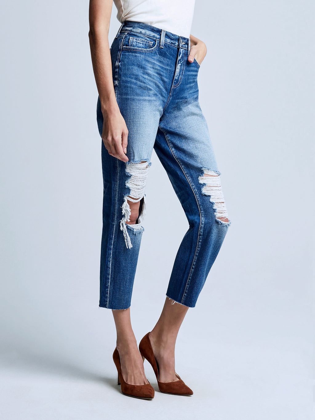 Adele High Rise Crop Stovepipe