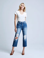 Adele High Rise Crop Stovepipe