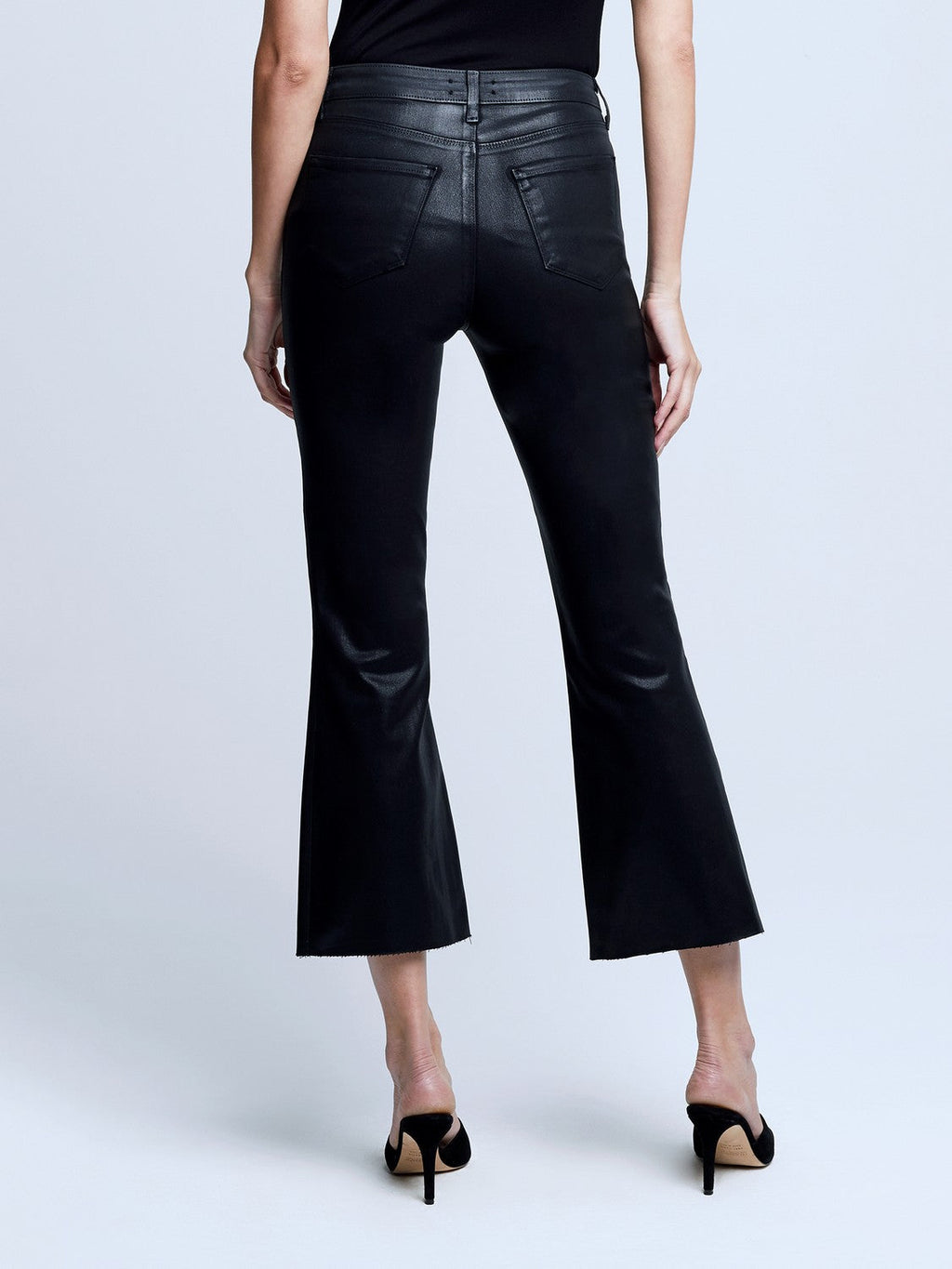 Kendra High Raise Crop Flare