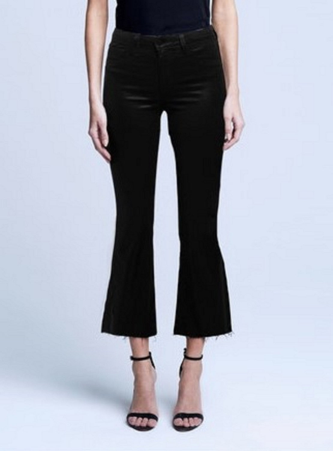 Kendra High Raise Crop Flare