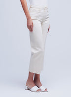 Jeans cropped a gamba larga a vita alta Wanda Mx St